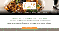 Desktop Screenshot of cafemurrayhill.com